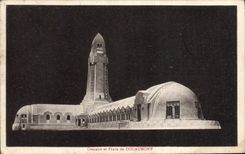 VINTAGE POSTCARD Ossuary and Lighthouse of Douaumont Militaria