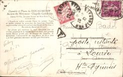 VINTAGE POSTCARD Ossuary and Lighthouse of Douaumont Militaria