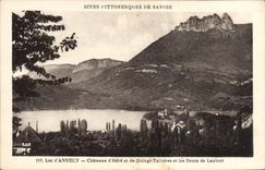 CPA Annecy Chateaux d'Here et de Duingt Talloires et les dents de Lafont 