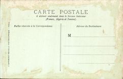 VINTAGE POSTCARD Nantes the Stock Exchange and the quay Duguay Trouin