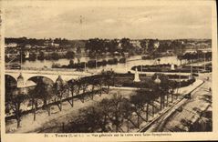 VINTAGE POSTCARD Tours View on the Loire towards Symphorien Saint