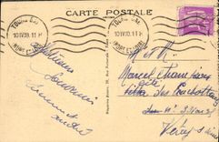VINTAGE POSTCARD Tours View on the Loire towards Symphorien Saint