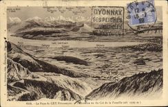 VINTAGE POSTCARD country of Gex Panorama seen of the Collar of the Sickle