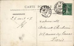 VINTAGE POSTCARD Amiens Cathedral the Whining Child Blasset