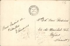 VINTAGE POSTCARD Palate Of Versailles Large water the Basin of Latone