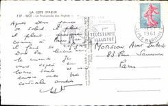 CPM Nice La Promenade Des Anglais