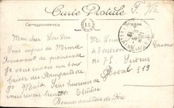 Efecto Confrejour de Dinard de la POSTAL de la VENDIMIA al habitante Saint de Malo