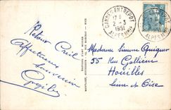 VINTAGE POSTCARD Cannes Hotels and the Beach