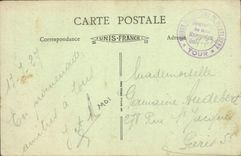 VINTAGE POSTCARD Montihery the Tower and together of the Ruins of the Castle