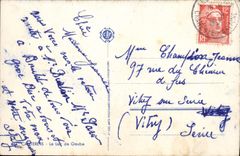 VINTAGE POSTCARD Cauterets the Lake Gaube