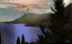 MODERN CARD Monaco the Principality Seen of Roquebrune Cape Martin