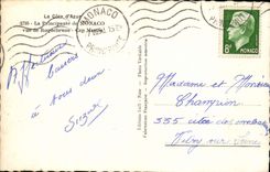 MODERN CARD Monaco the Principality Seen of Roquebrune Cape Martin