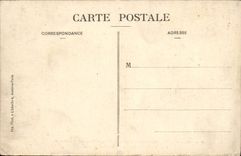 VINTAGE POSTCARD Castle of Malmaison Old residence of the Napoleon emperor 1st and the Josephine empress the river