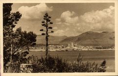 VINTAGE POSTCARD Antibes View