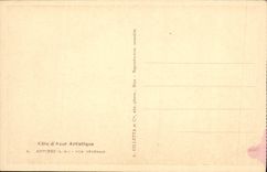 VINTAGE POSTCARD Antibes View