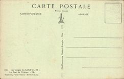 VINTAGE POSTCARD Falls of the Wolf the Bridge of the Abyss