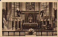 Estribillo de St Sulpice de Favieres de la iglesia de la POSTAL de la VENDIMIA