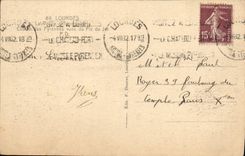 POSTAL de la VENDIMIA pesada el valle