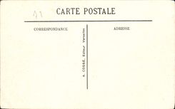 VINTAGE POSTCARD Veersailles Seen from Flight of bird on the Park the castle and the city