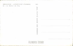 POSTAL MODERNA plata de níquel de Landunvez la roca del martillo