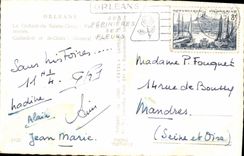 CPM Orleans La Cathedrale Sainte Croix Vue d'ensemble