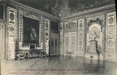 CPA Versailles Le Chateau Salon de Diane Portrait et bustes de Louis XIV