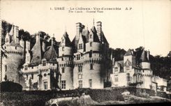 CPA Usse Le Chateau Vue d'ensemble