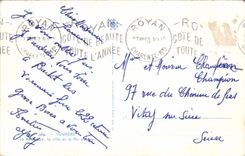 POSTAL MODERNA pesado la basílica la ciudad y el pico de Jer