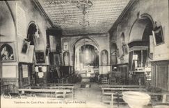 VINTAGE POSTCARD Tomb of the Cure of Interior Ars of the Church