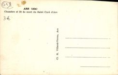 CPA Ars Chambre et lit de Mort du Saint Cure