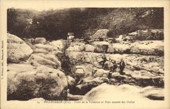 CPA Bellegarde Perte de la Valserine et pont naturel des Oulles