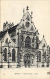 VINTAGE POSTCARD Church of Husks Church of Husks Frontage