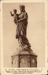 CPA Le Puy Statue Colossale de Notre Dame de France