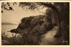 POSTAL Dinard de la VENDIMIA el estuario de rancio visto del vizconde