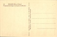 Caminata de Dinard de la POSTAL de la VENDIMIA de la presa hacia el punto del torno