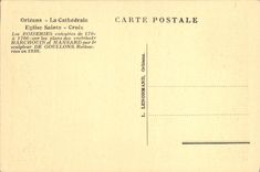 CPA Orleans La Cathedrale Eglise Saint Croix Les boiseries 