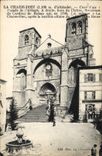 VINTAGE POSTCARD the Chair God Cleans Air Frontage of the abbey