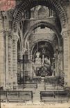 VINTAGE POSTCARD Basilica of Notre Dame of Puy the nave