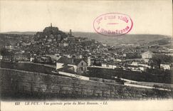 VINTAGE POSTCARD Puy View Taken of the Rouzon Mount