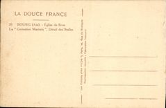 Iglesia de la ciudad de la POSTAL de la VENDIMIA del detalle marital de la corrección de las cáscaras de las paradas