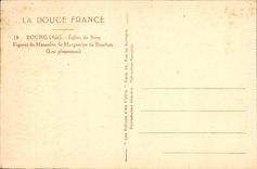 CPA Bourg Eglise de Brou Figures du Mausolee de Marguerite de Bourbon Les pleureuses
