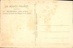 Iglesia de la ciudad de la POSTAL de la VENDIMIA de los detalles de las cáscaras del oratorio y del atril de la margarita de Austria