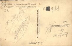 VINTAGE POSTCARD Vichy Turn of the clock