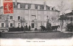 VINTAGE POSTCARD Vichy Military hospital