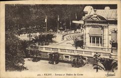 VINTAGE POSTCARD Vichy Terrace And Theater Of the Casino
