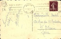 VINTAGE POSTCARD Vichy Covered Gallery And Pergola