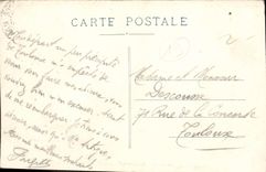 POSTAL Marsella de la VENDIMIA el pequeño valle De I' Ovial de la cornisa