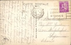 CPA Marseille Le Vieux Port Et Notre Dame De La Garde Bateaux