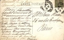 CPA Marseille Le Vieux Port Bateau Voilier 