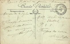 CPA Marseille Les Ilettes D'Endounie Le Chateau d'If Arrivee d'un courrier Bateau 